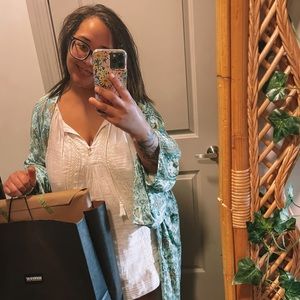 Folk Song Robe in Sage